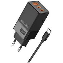 Beline Charger 65W GaN 2xUSB-C +USB-A + USB-C Cable bl BELI02752