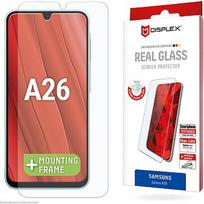 Displex Real Glasschutzfolie für Samsung Galaxy A26 extrem hart & kratzer-resistent, Kantenschutz, Real Glass 02066