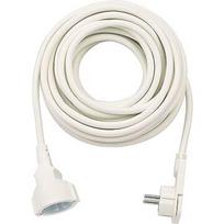 Brennenstuhl extension cable, 1x angled flat plug (white, 10 meters) 1168980210