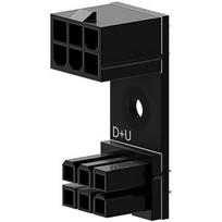 Singularity Computers  6-Pin PCIe 180 Grad Adapter D+U SC-A-PCIE6-DU