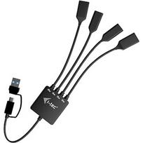 i-tec USB-C/A Cable 4HU B 2xUSB-C 2xUSB-A CACBLHUB2A2C