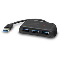 Speedlink SNAPPY EVO USB Hub , 4-Port, USB 3.0, USB 3.1 Gen 1 , USB 3.2 Gen 1 (5Gbit-s), Passive, Schwarz SL-140109-BK