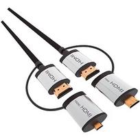 Omega HDMI Cable +Micro/Mini HDMI, 1.5m 43865