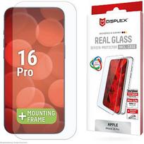 Displex Real Glasschutzfolie + Handyhülle für iPhone 16 Pro 02003