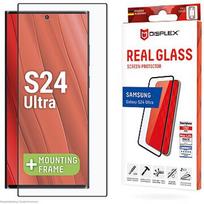 Displex Full Cover Panzerglas (10H) für Samsung Galaxy S24 Ultra Eco-Montagerahmen, volle Displayabdeckung, Tempered Glas, kratzer-resistente Schutzfo 01899