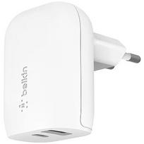 Belkin 32W DUAL CHARGER 25W USB W/POWER DELIVERY 12W USB-A WHITE WCB007VFWH