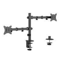 Gembird Adjustable desk mounted double monitor arm, 17-32" MA-D2-03