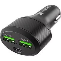 Natec Car charger 2x USB 1x USB-C QC 3.0 NUC-1981