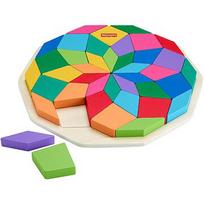 Mattel Fisher-Price Wooden Mandala Puzzle (40 pieces) HXT94