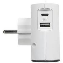 Legrand 2x2P+USB AC Splitter White/Black 049401