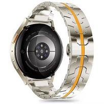 Tech-Protect watch strap Stainless Samsung Galaxy Watch4/5/5 Pro/6/7/FE, titanium/orange 5906302313587