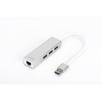 Digitus USB 3.0 Hub 3-port with LAN adapter DA-70250-1