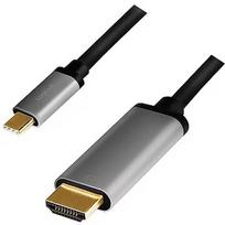 Logilink USB-C to HDMI cable, 4K 60Hz, alu, 1.8m CUA0101