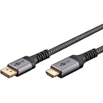 Goobay Plus DisplayPort™ auf HDMI™ Kabel (4K@60Hz), 3.0m 65270
