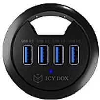 Icy Box ICYBOX IB-HUB1403 IcyBox Desk Hub 4xUSB 3.0, 120 cm USB 3.0 cable IB-HUB1403