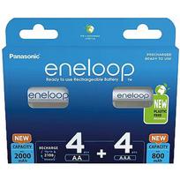 Panasonic Eneloop zestaw 4x AA 2000mAh + 4x AAA 800mAh BK-KJMCDE44E