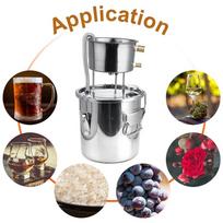 304 nerūdijančio plieno distiliatorius Moonshine Still alkoholio aparatas namų DIY alaus darykla viskio vandens vyno gamybos rinkinys vyno gamybos katilas 11L