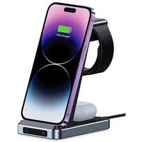 Tech-Protect wireless charger A26 3in1 QI15W, black 9490713934487