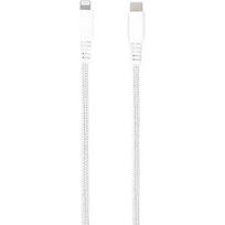 Vivanco cable Lightning - USB-C LongLife Data 1.5m, white (61691) 61691