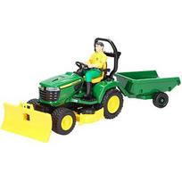 Bruder Pojazd Traktorek John Deere z kosiarką i figurką BR-62104