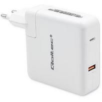 Qoltec 51710 Power charger GaN FAST 108W 5 20V 3 4.7A USB C White 51710