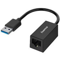 Hama Hama Network Adapter, USB-A -> LAN, black - Adapter 00300024