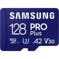 Samsung Pro+, microSDXC, 128GB, UHS-I, U3, V30 +Adapter MB-MD128SB/WW