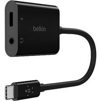 Belkin ROCKSTAR 3.5 MM JACK AUDIO AND USB-C CHARGING ADAPTER BLACK NPA004BTBK