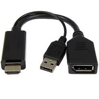 Gembird Active HDMI to DisplayPort/USB Cable, 0.1m A-HDMIM-DPF-01