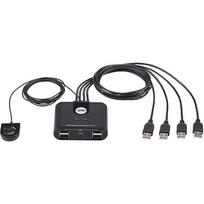 Incase 4-Port USB 2.0 Peripheral Sharing Device | Aten | 4 x 4 USB 2.0 Peripheral Sharing Switch US424-AT