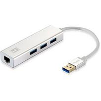 Level One LevelOne Adapter USB3.0 -> GBit-LAN + USB3.0-Hub USB-0503