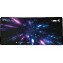 Wortmann TERRA Mousepad XXL PURE Gaming black/purple schwarze Umkettelung; 900 x 400 x 3 mm 4039407083442