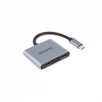 Dicota USB-C Portable 4-in-1 D ock 4K 2xHDMI 100W PD D32063