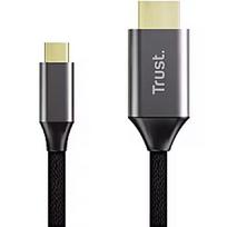 Trust Video kabelis Trust Calyx USB-C Male - HDMI Male 2m Ultra HD 4K 25630