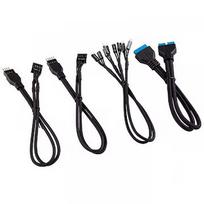 Corsair Premium Sleeved Frontpanel Kabel, Black CC-8900244