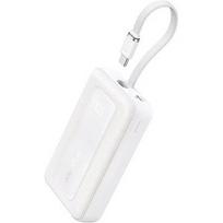 Anker Power Bank, Built-In USB-C Cable, 30W | A1688H21 | 10000 mAh | White A1688H21