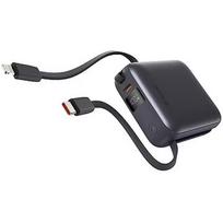 Swissten Power Bank 10000 mAh with Built-In Cables USB-C and Lightning 22013939