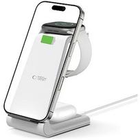 Tech-Protect wireless charger A36 3in1 QI15W, white 5906302372157