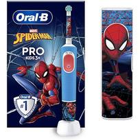 Braun Vitality Pro Kids 3+, Spiderman, Blue/Red - Including travel case D103.413.2KX_S