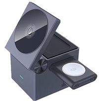 XO wireless charging station 3in1 CX027 QI2 15W, black 6920680856596