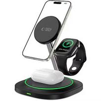 Tech-Protect wireless charger A46 3in1 QI15W, black 5906302360994