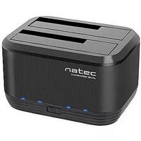 Natec Docking Station KANGAROO DUAL 2.5''/3.5'' HDD USB 3.0 + AC adapter NSD-0955