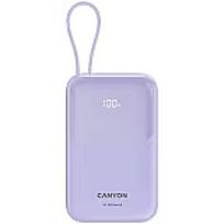 Canyon power bank OnPower 101 built-in cable 10000 mAh PD22.5W Purple CNS-CPB101PU