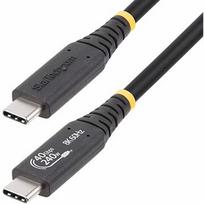 Startech USB-C 40Gbps Cable, 240W, 4K 240Hz DP Alt Mode, Thunderbolt Compatible, 1m 1M-40G-USB4-CABLE