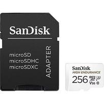 SanDisk High Endurance, microSDXC, 256GB, UHS-1, U3, V30 +Adapter SDSQQNR-256G-GN6IA