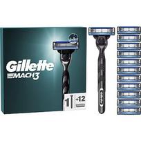 Gillette Mach3 Skuveklis Vīriešiem + 12 Skuvekļa Galviņas 80719877