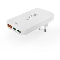 Hama 65W GaN, 2X USB-C, 1X USB-A, biała 201976