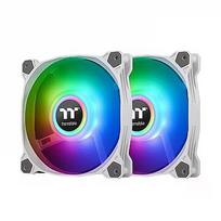 Thermaltake Fan Pure Duo 12 ARGB Sync, White, 2 Pack CL-F097-PL12SW-A