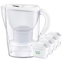 Brita Marella XL 3.5l filter jug + 4 cartridges PRO Pure Performance cartridges White Marella XL + 4 PRO bialy