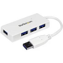 Startech WHITE 4 PORT MINI USB 3.0 HUB . ST4300MINU3W